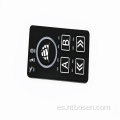 Botones de plástico 3M Botones Keypad de goma de silicona